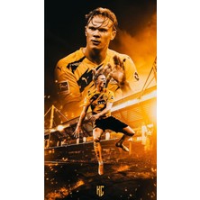 Anime And Your World Erling Haalanddefter 1 Adet Özel Tasarım A5 Boyutu 15*21 cm  Telli Çizgisiz Orta Boy defter