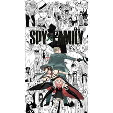 Anime And Your World Spy x Family Yeni  Defter 1 Adet Özel Tasarım A4 Boyutu 21*29 cm Telli Çizgisiz Büyük Boy Defter