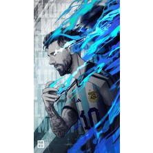 Anime And Your World Lionel Messidefter 1 Adet Özel Tasarım A5 Boyutu 15*21 cm  Telli Çizgisiz Orta Boy defter
