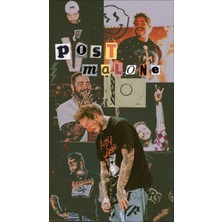 Anime And Your World Post Malone  Defter 1 Adet Özel Tasarım A4 Boyutu 21*29 cm Telli Çizgisiz Büyük Boy Defter