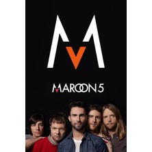 Anime And Your World Maroon 5  Resim Defteri Çizim Defteri Telli A4 Boyutu Pvc Kaplı 21×29 cm 32 Sayfa