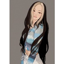 Anime And Your World Blackpink Manga  Resim Defteri Çizim Defteri Telli A4 Boyutu Pvc Kaplı 21×29 cm 32 Sayfa
