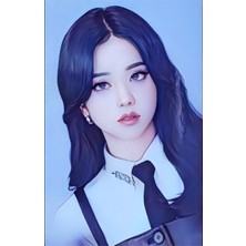 Anime And Your World Blackpink Manga  Defter 1 Adet Özel Tasarım A4 Boyutu 21*29 cm Telli Kareli Büyük Boy Defter