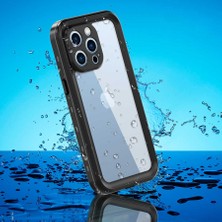 Wowacs Apple iPhone 13 Pro ile Uyumlu Kılıf Su Geçirmez 360 Derece Koruma Waterproof Telefon Kılıfı