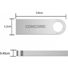 Concord  C-U32 32GB Metal Flash Bellek