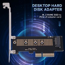 Unbrand M.2 Nvme SSD Ngff Pcıe 3.0 X4 Adapter Pcıe M2 Riser Card Adapter Destek 2230 2242 2260 2280 Ölçüm Nvme M.2 SSD (Yurt Dışından)