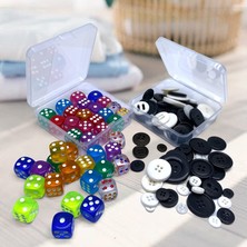Unbrand 24 Pcs Mini Plastic Storage Containers Box, 3.3x3.3 Inches Empty Hinged Box,için Mücevher, Hardware, Game Pieces, Crafts (Yurt Dışından)