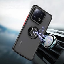 Lnobern Xiaomi 13 Pro Için Telefon Kılıfı [düşmeye Karşı Koruma] Araba Manyetik Halka Tutuculu (Yurt Dışından)