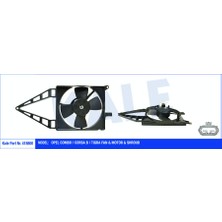 Kale 418800-FAN Motoru Davlumbazlı Astra F-Corsa B-Vectra A 1.4-1.6 16V 200-60W-280MM