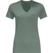 Jack Wolfskin Crosstrail Women Kadın Kahverengi Tişört