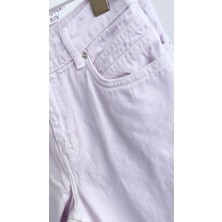 Aleksandrit Butik Lila Kot Şort