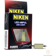 Niken LED Sofit Ampul Set 12V 30 Led’li 39MM – Beyaz Işık