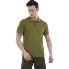 Alpinist Edge Erkek Polo T-Shirt Haki