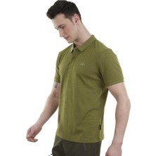 Alpinist Edge Erkek Polo T-Shirt Haki