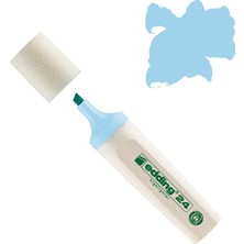 Edding 24 Ecoline Fosforlu Kalem Pastel Mavi