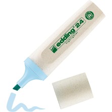 Edding 24 Ecoline Fosforlu Kalem Pastel Mavi