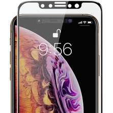 Mobicas Apple iPhone Xr Için 5d Hayalet Cam Ekran Koruyucu Siyah