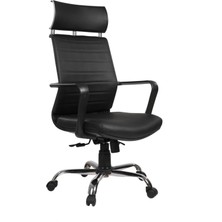 Mehmet Yaren Büro My7 Yönetici Makam - Ofis Müdür - Büro - Çalışma Koltuğu Siyah Renk Krom Ayaklı