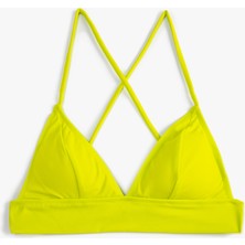Koton Bikini Üstü Bralet Çapraz Askılı Kaplı