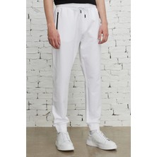 Altınyıldız Classics Erkek Beyaz Standart Fit Normal Kesim Eşofman Altı