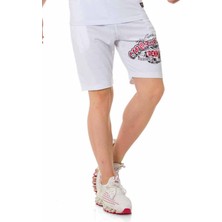 Cipo & Baxx CK274 Beyaz Erkek Şort