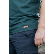 Huğlu Outdoor Polo Yaka Petrol Yeşil  T-Shirt