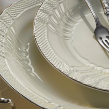 Evaliza Caserta Platin Yemek Takım 61 Parça