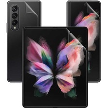 Heptek İletişim Samsung Galaxy Z Fold 4 Ekran Koruyucu Kavisli Silikon Yapılı (Narr Tpu Body)