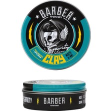 Barber Marmara Saç Şekillendirici Wax Clay 100 ml, Tutuş: 10/10, Parlaklık: 4/10