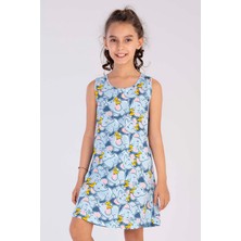 Vienetta Pamuklu Kız Çocuk Kalın Askılı Gecelik