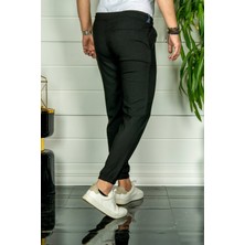 Modamesto Erkek Siyah Relaxed Fit Jogger Pantolon