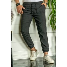 Modamesto Erkek Antrasit Relaxed Fit Jogger Pantolon