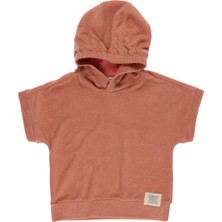 Panço Erkek Bebek Havlu Dokulu Kapşonlu Sweatshirt