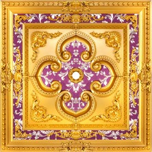 Decogold Kare Saray Tavan Göbek 90*90 cm
