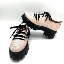 Nostra Shoes Sweet Hakiki Deri Kadın Pudra Ayyakkabı