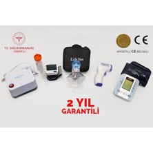 Life Net Medikal Temassız Ateş Ölçer Kızıl Ötesi Vücut ve Alından Termometre JA-11C