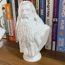 Root Made Gandalf Büst 16CM Yüzüklerin Efendisi Figür Lotr Karakter Hediyelik Dekoratif Biblo