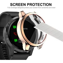 Enkay Garmin Venu 2 Için 45MM / Vivoactive 4 45MM Koruyucu Kılıf Altın Gül (Yurt Dışından)
