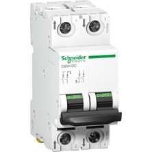 Schneider A9N61533 Schneider Otomatik Sigorta - 25 Amper 2 Kutup 6ka C Eğrisi - Dc Uygulamaları