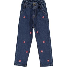 Civil Girls Kız Çocuk Kot Pantolon 6-9 Yaş Mavi