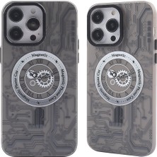 Ceponi iPhone 14 Pro Max Kılıf Apollo Magneticsafe Desenli Kapak
