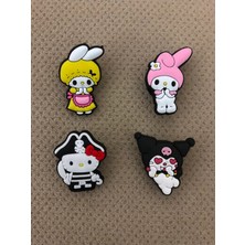 Larabell Hediyelik Crocs Terlik Süsü Hello Kitty Figürleri