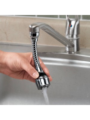 Toptan Bulurum Turbo Flex 2 Aşamalı Plastik Esnek Musluk Başlığı Pratik Tak Kullan