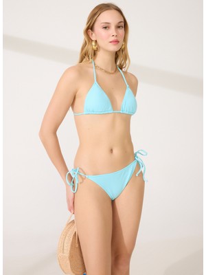 People By Fabrika Mavi Kadın Bikini Takım 210-1057