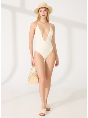 People By Fabrika Ekru Kadın Mayo HR23MY009