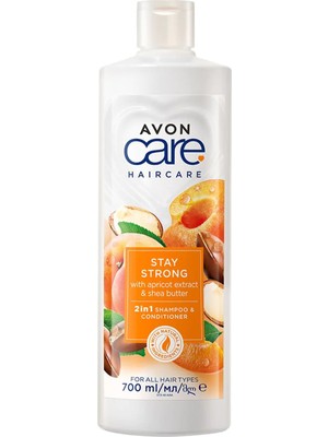 Avon Care Kayısı ve Shea Özü Şampuan ve Saç Kremi 700 ml