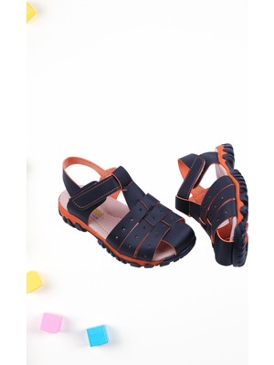 Papuç Sepeti ARZEN-2882 Erkek Çocuk Ortopedik Sandalet Ayakkabı