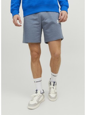 Jack & Jones Standart Mavi Erkek Şort 12228920_JPSTNEWSOFT Sweat Shorts B