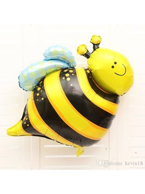 Rönesans Parti Sarı Siyah Arı Figürlü Folyo Balon 80 cm 3 Adet