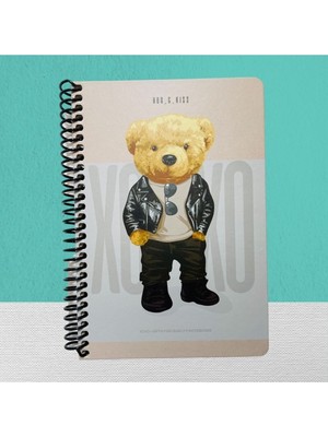 Gıpta Xoxo Spiralli Sert Kpk. Defter 17X24 120 Yp. Çizgili